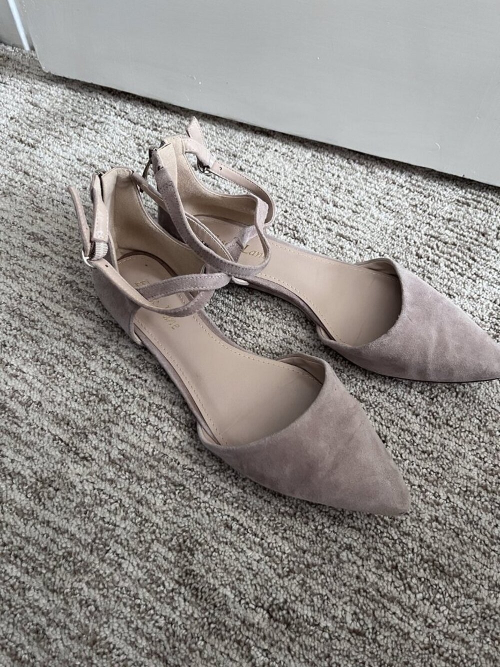 Nude Pointed D'Orsay Flats